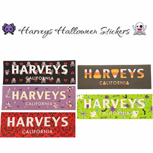 Harveys Seatbelt Bags Halloween Sticker Set of Five